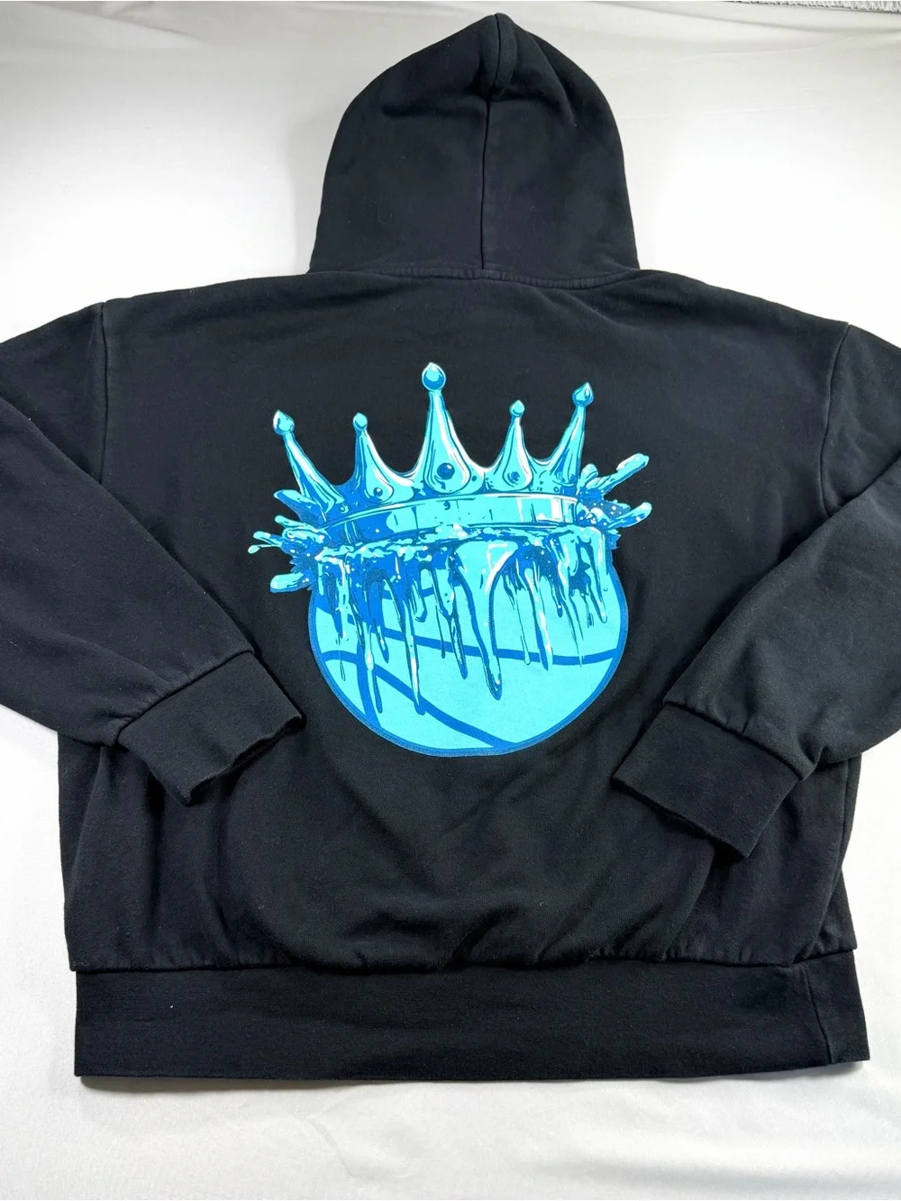 BKTSQD x Jesser 20 Mil Club Hoodie Adult M Black Basketball Graphic Streetwear